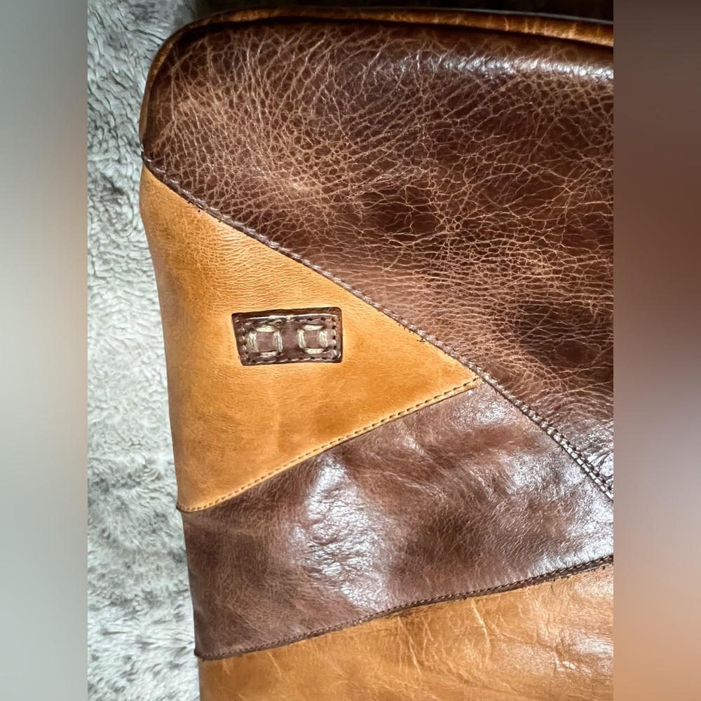 BED STU Italic Cafe Latte Rustic Bag Handbag Tote Bag NWT $345 - Picture 6 of 16